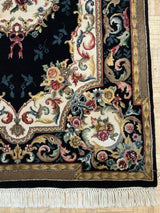 LIKE NEW 4ft. x 6ft. TRADITIONAL AUBUSSON - David Tiftickjian & Sons