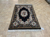 LIKE NEW 4ft. x 6ft. TRADITIONAL AUBUSSON - David Tiftickjian & Sons