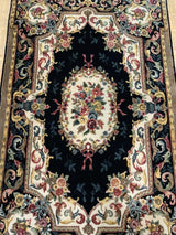 LIKE NEW 4ft. x 6ft. TRADITIONAL AUBUSSON - David Tiftickjian & Sons