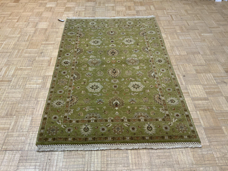 LIKE NEW 4ft. x 6ft. TRANSITIONAL OUSHAK - David Tiftickjian & Sons