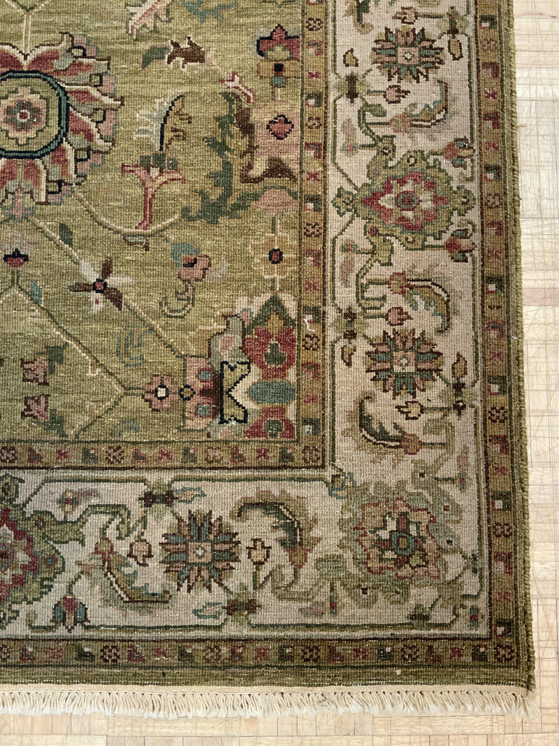 LIKE NEW 4ft. x 6ft. TRANSITIONAL SOUMAK - David Tiftickjian & Sons