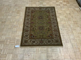 LIKE NEW 4ft. x 6ft. TRANSITIONAL SOUMAK - David Tiftickjian & Sons