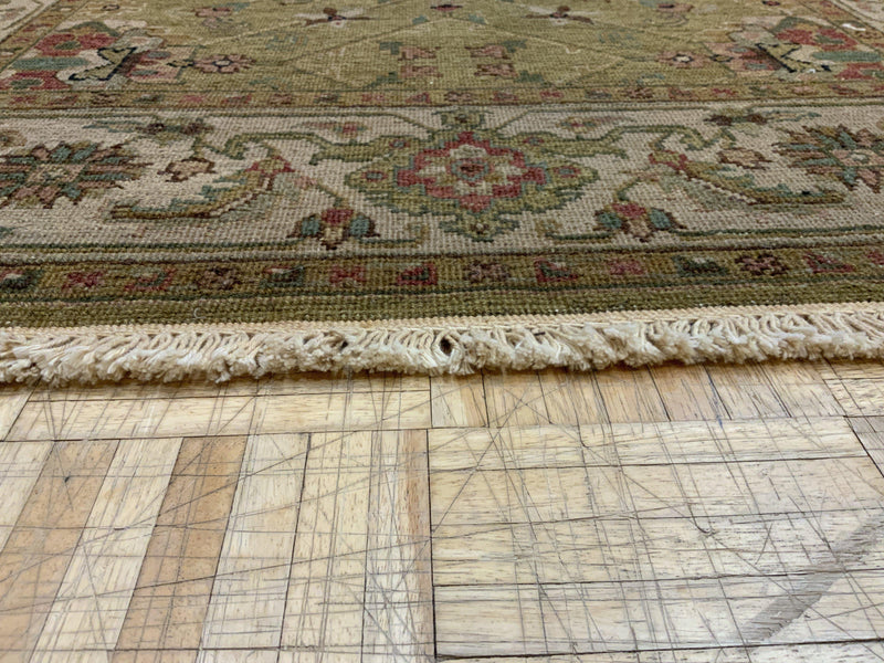 LIKE NEW 4ft. x 6ft. TRANSITIONAL SOUMAK - David Tiftickjian & Sons