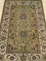 LIKE NEW 4ft. x 6ft. TRANSITIONAL SOUMAK - David Tiftickjian & Sons