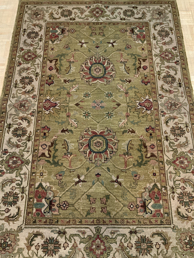 LIKE NEW 4ft. x 6ft. TRANSITIONAL SOUMAK - David Tiftickjian & Sons