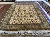 LIKE NEW 5ft. x 7ft. TRADITIONAL TABRIZ - David Tiftickjian & Sons