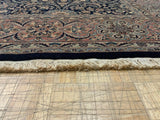 LIKE NEW 6ft. x 9ft. FLORAL KASHAN - David Tiftickjian & Sons