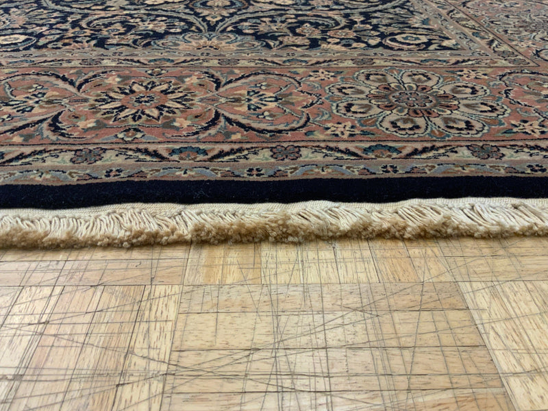 LIKE NEW 6ft. x 9ft. FLORAL KASHAN - David Tiftickjian & Sons