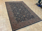 LIKE NEW 6ft. x 9ft. FLORAL KASHAN - David Tiftickjian & Sons