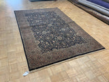 LIKE NEW 6ft. x 9ft. FLORAL KASHAN - David Tiftickjian & Sons
