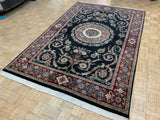 LIKE NEW 6ft. x 9ft. TRADITIONAL KASHAN - David Tiftickjian & Sons