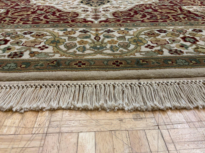 LIKE NEW 6ft. x 9ft. TRADITIONAL KASHAN - David Tiftickjian & Sons