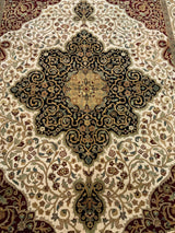 LIKE NEW 6ft. x 9ft. TRADITIONAL KASHAN - David Tiftickjian & Sons