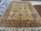 LIKE NEW 6ft. x 9ft. TRANSITIONAL KASHAN - David Tiftickjian & Sons