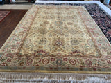 LIKE NEW 6ft. x 9ft. TRANSITIONAL KASHAN - David Tiftickjian & Sons