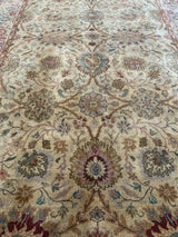 LIKE NEW 6ft. x 9ft. TRANSITIONAL KASHAN - David Tiftickjian & Sons