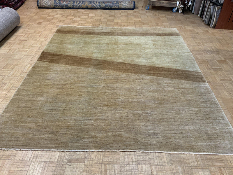 LIKE NEW 8ft. x 10ft. MODERN GABBEH - David Tiftickjian & Sons