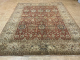 LIKE NEW 8ft. x 10ft. TRADITIONAL AGRA - David Tiftickjian & Sons