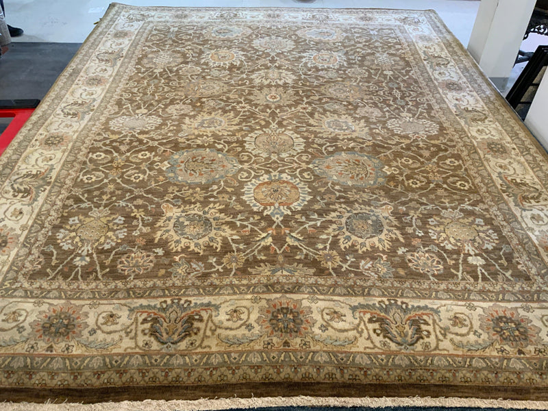 LIKE NEW 8ft. x 10ft. TRADITIONAL KASHAN - David Tiftickjian & Sons