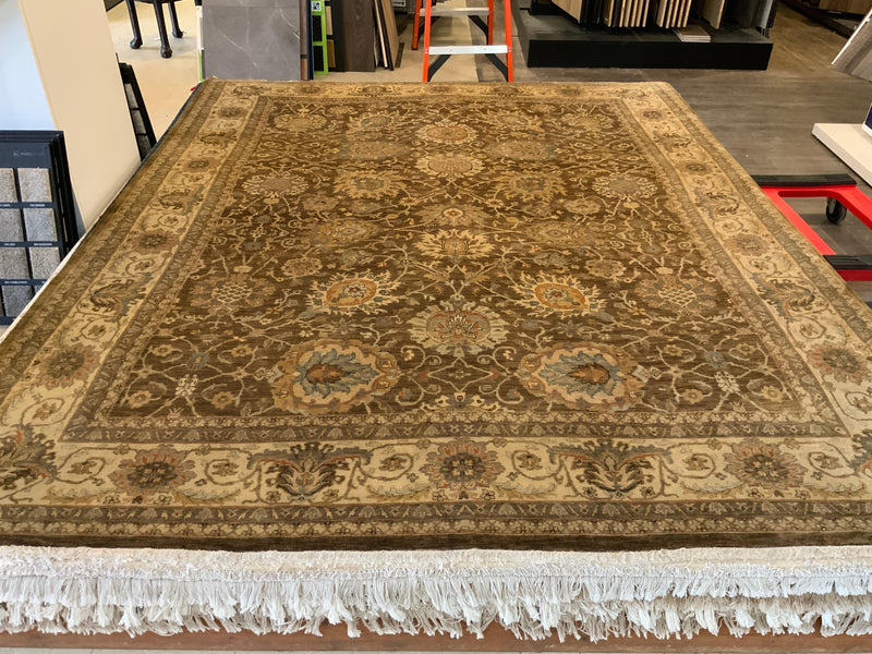 LIKE NEW 8ft. x 10ft. TRADITIONAL KASHAN - David Tiftickjian & Sons