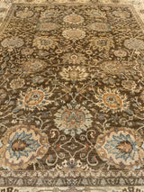 LIKE NEW 8ft. x 10ft. TRADITIONAL KASHAN - David Tiftickjian & Sons