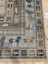 LIKE NEW 8ft. x 10ft. TRADITIONAL TABRIZ - David Tiftickjian & Sons