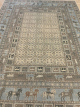 LIKE NEW 8ft. x 10ft. TRADITIONAL TABRIZ - David Tiftickjian & Sons