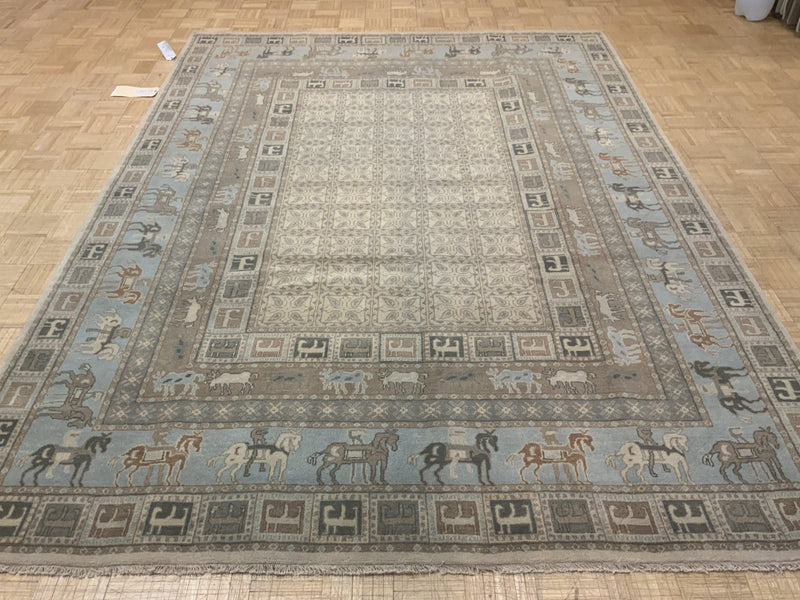 LIKE NEW 8ft. x 10ft. TRADITIONAL TABRIZ - David Tiftickjian & Sons
