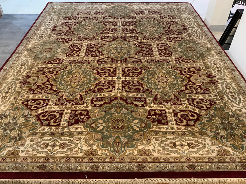 LIKE NEW 8ft. x 10ft. TRANSITIONAL KASHAN - David Tiftickjian & Sons