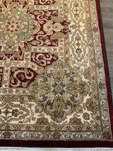 LIKE NEW 8ft. x 10ft. TRANSITIONAL KASHAN - David Tiftickjian & Sons