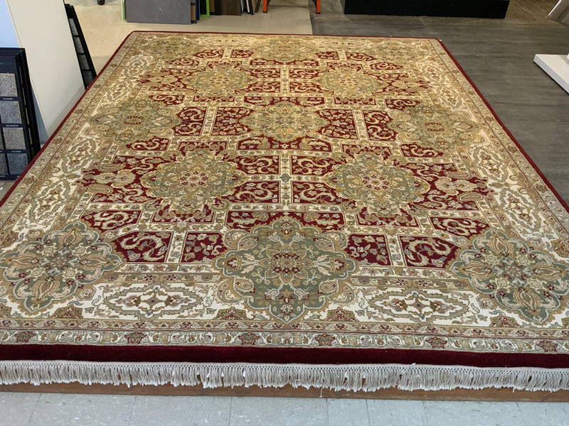 LIKE NEW 8ft. x 10ft. TRANSITIONAL KASHAN - David Tiftickjian & Sons