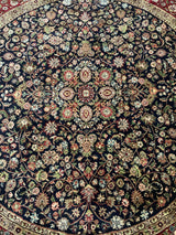 LIKE NEW 8ft. x 8ft. TRADITIONAL KASHAN - David Tiftickjian & Sons