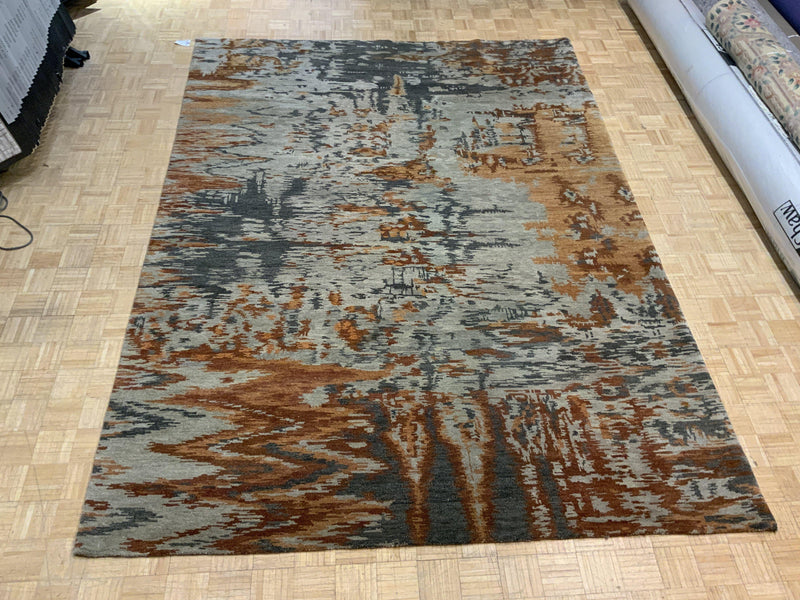 LIKE NEW 9ft. x 12ft. MODERN ABSTRACT - David Tiftickjian & Sons