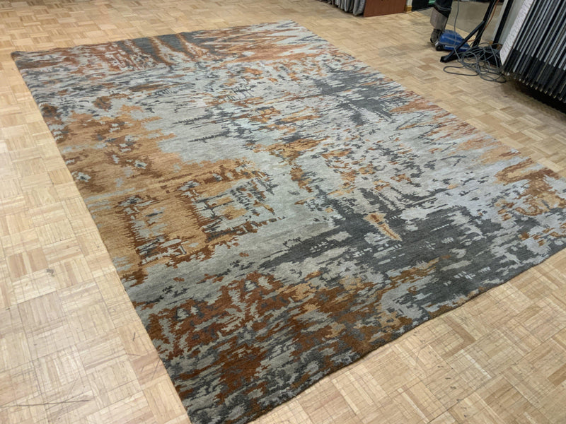 LIKE NEW 9ft. x 12ft. MODERN ABSTRACT - David Tiftickjian & Sons