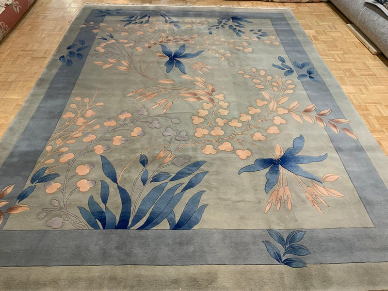LIKE NEW 9ft. x 12ft. TRADITIONAL ART DECO - David Tiftickjian & Sons