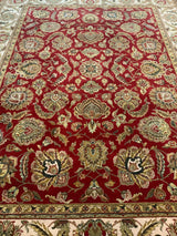 LIKE NEW 9ft. x 12ft. TRADITIONAL KASHAN - David Tiftickjian & Sons