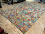 NEW 10ft. x 12ft. GEOMETRIC KILIM - David Tiftickjian & Sons