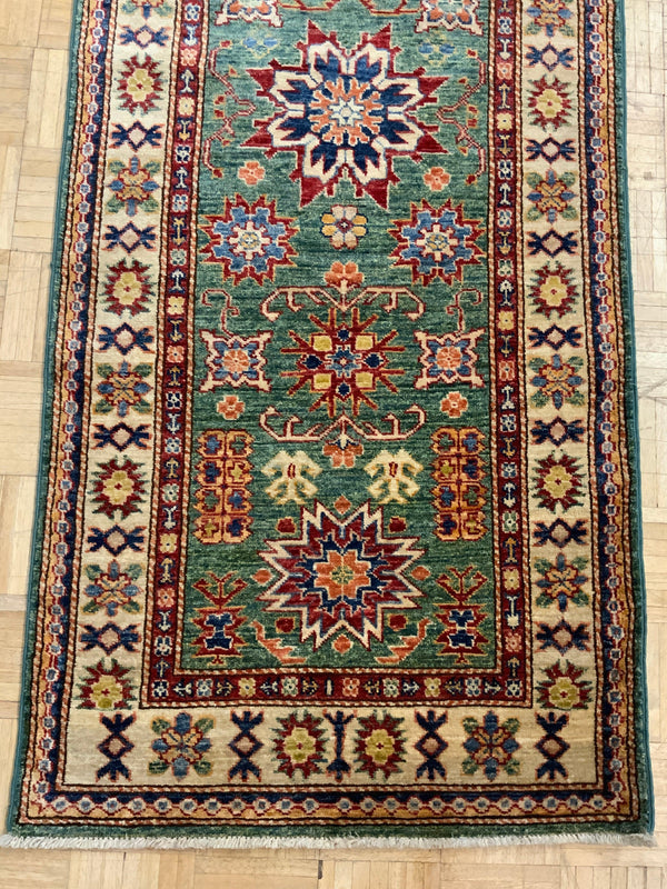 NEW 2ft. x 19ft. TRANSITIONAL KAZAK - David Tiftickjian & Sons