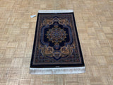 NEW 2ft. x 4ft. TRADITIONAL TURKISH ART SILK - David Tiftickjian & Sons