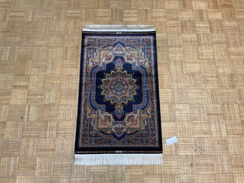 NEW 2ft. x 4ft. TRADITIONAL TURKISH ART SILK - David Tiftickjian & Sons