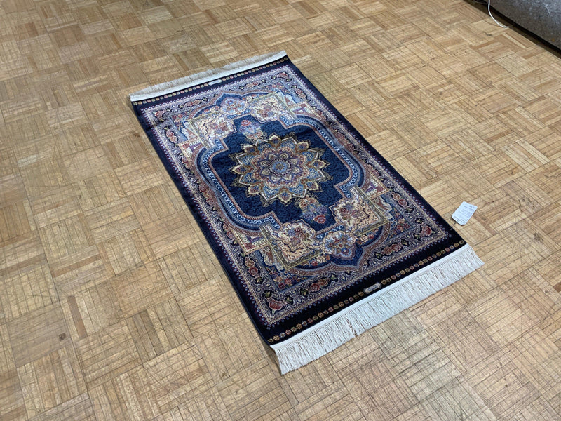 NEW 2ft. x 4ft. TRADITIONAL TURKISH ART SILK - David Tiftickjian & Sons