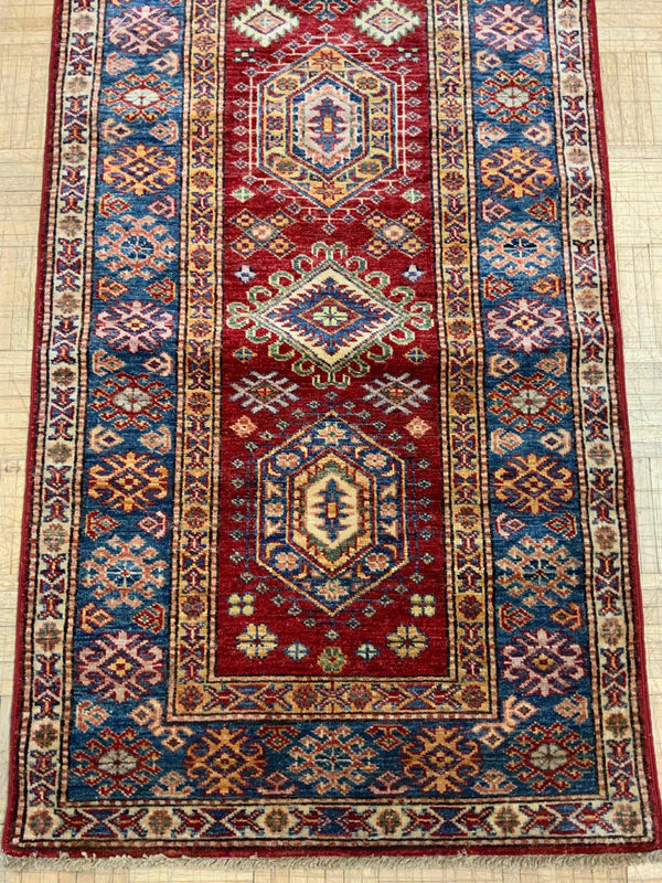 NEW 2ft. x 8ft. TRANSITIONAL KAZAK - David Tiftickjian & Sons