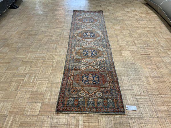 NEW 2ft. x 9ft. TRANSITIONAL  MAMLUK - David Tiftickjian & Sons