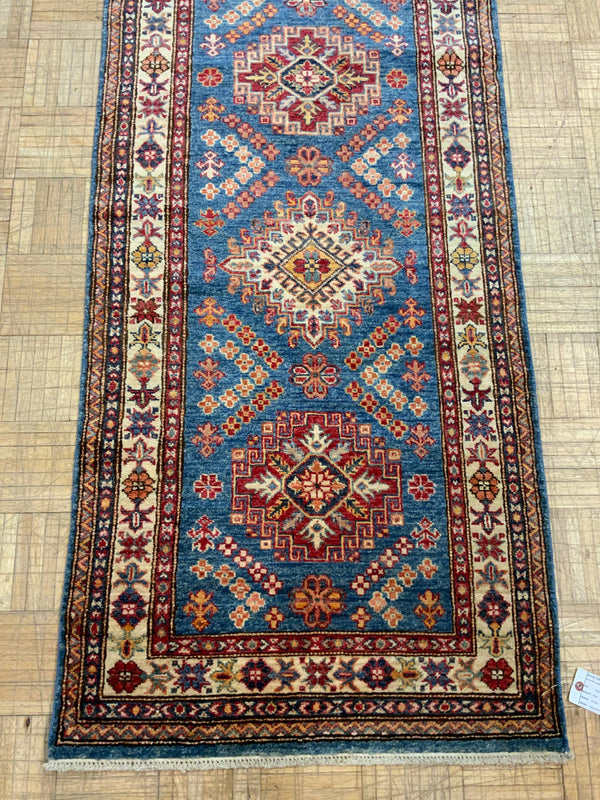 NEW 3ft. x 10ft. TRANSITIONAL  KAZAK - David Tiftickjian & Sons