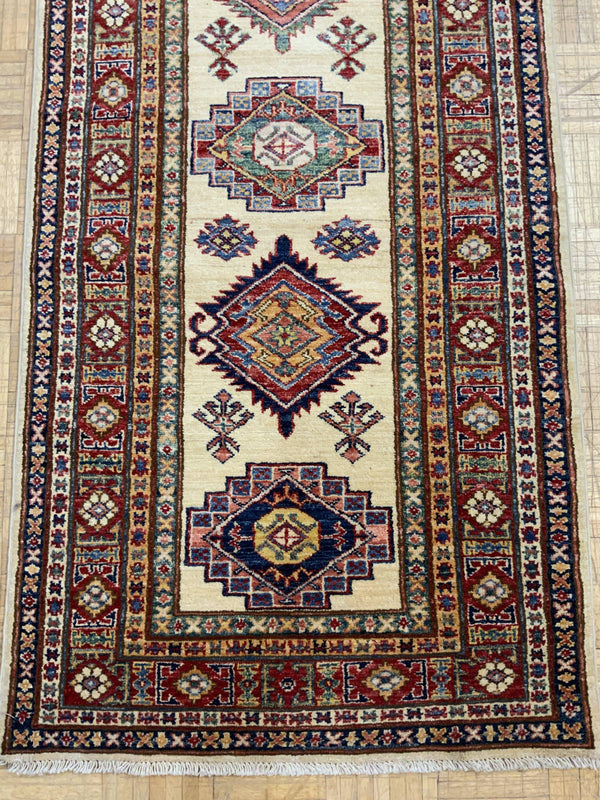 NEW 3ft. x 10ft. TRANSITIONAL KAZAK - David Tiftickjian & Sons