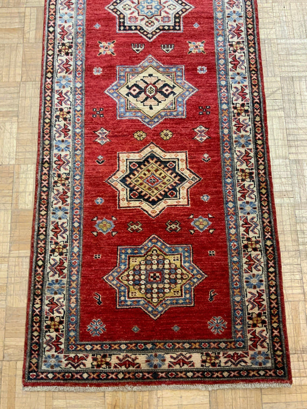 NEW 3ft. x 10ft. TRANSITIONAL KAZAK - David Tiftickjian & Sons