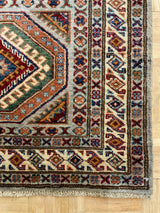 NEW 3ft. x 19ft. GEOMETRIC KAZAK - David Tiftickjian & Sons