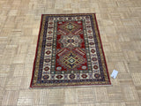 NEW 3ft. x 4ft. GEOMETRIC KAZAK - David Tiftickjian & Sons