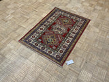NEW 3ft. x 4ft. GEOMETRIC KAZAK - David Tiftickjian & Sons