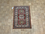 NEW 3ft. x 4ft. GEOMETRIC KAZAK - David Tiftickjian & Sons